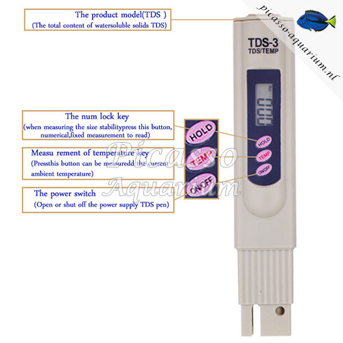 TDS Meter met digitale thermometer